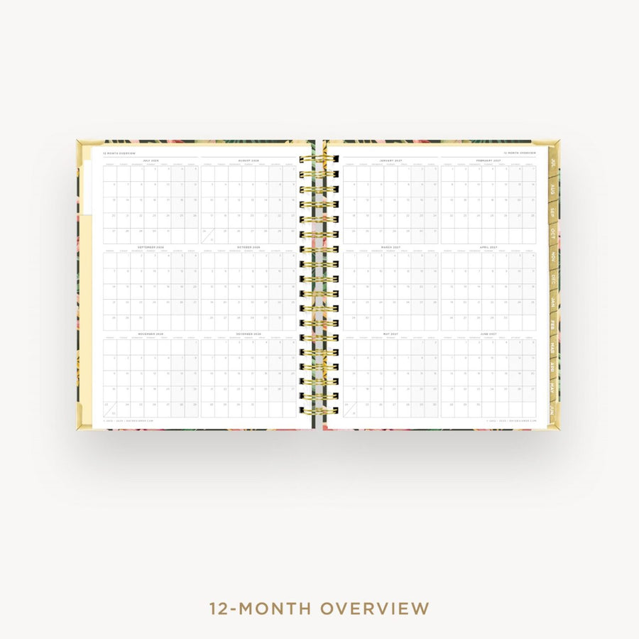 Day Designer 2026-27 daily planner: Martinique cover with 12 month calendar
