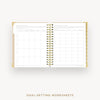 Day Designer 2026-27 daily planner: Ticking Stripe cover with goals worksheet