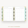 Day Designer 2026-27 mini weekly planner: Black Stripe cover with gift ideas pages