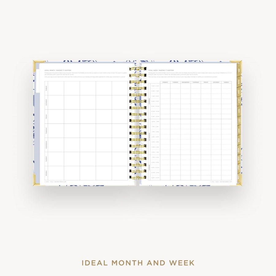 Day Designer 2026-27 daily planner: Swan Lake cover with ideal week worksheet