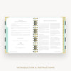 Day Designer 2026-27 mini weekly planner: Black Stripe cover with introduction