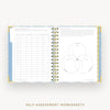 Day Designer 2026-27 mini weekly planner: Grand Shell cover with self assessment worksheet