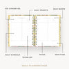 Day Designer 2026-27 daily planner: Martinique opened with captions of contents