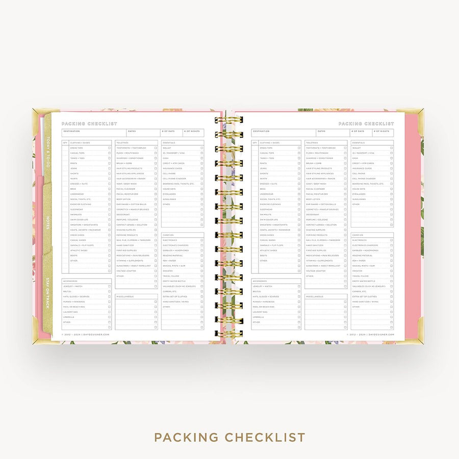 Day Designer 2026-27 mini weekly planner: Packing Checklist cover with packing checklist