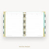 Day Designer 2026-27 mini weekly planner: Black Stripe cover with note-taking pages
