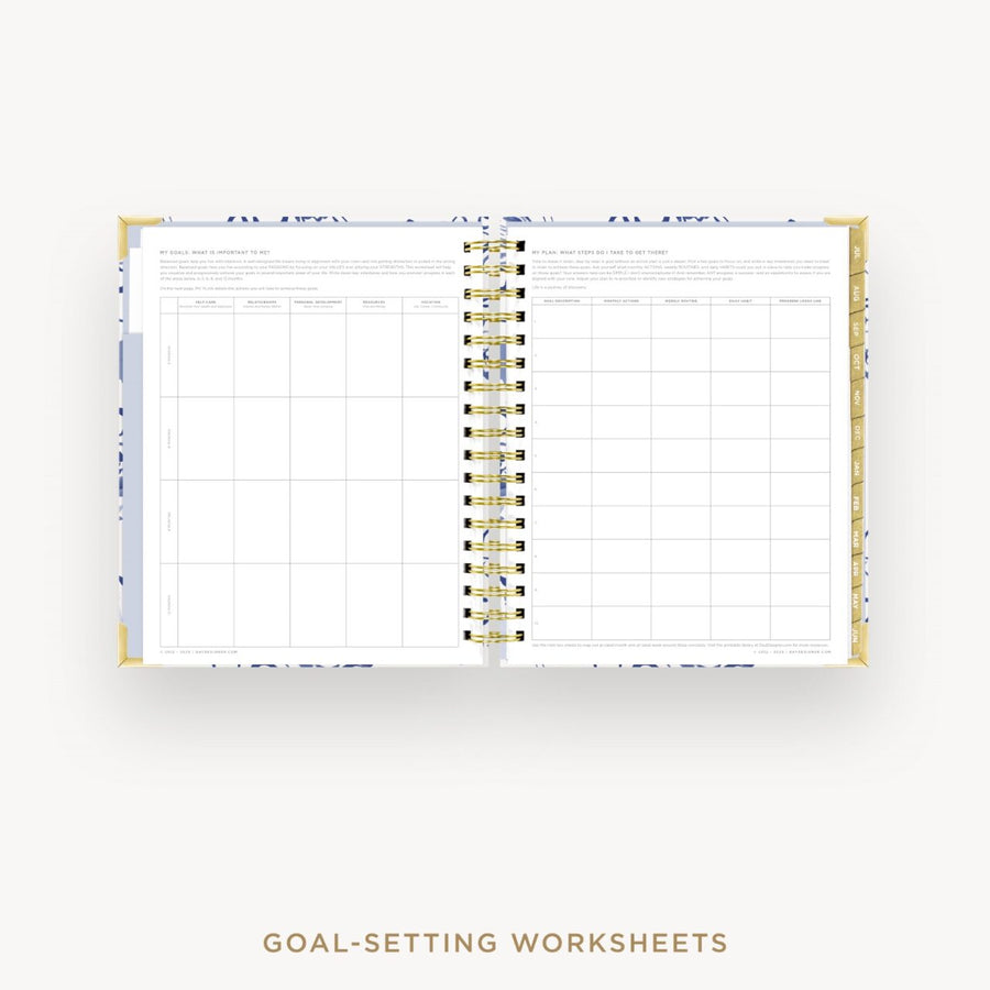 Day Designer 2026-27 daily planner: Swan Lake cover with goals worksheet