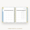 Day Designer 2026-27 mini weekly planner: Grand Shell cover with monthly calendar