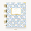 Day Designer 2026-27 daily planner: Grand Shell hard cover, gold wire binding