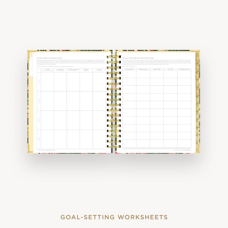 Day Designer 2026-27 daily planner: Martinique cover with goals worksheet
