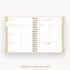 Day Designer 2026-27 mini weekly planner: Ticking Stripe cover  with weekly planning pages