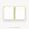 Day Designer 2026-27 daily planner: Lemon Floral Sage cover with daily planning page