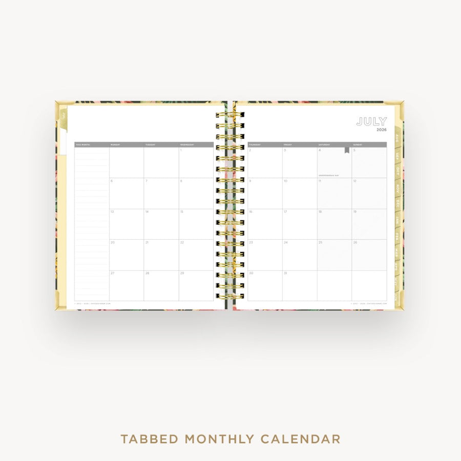 Day Designer 2026-27 daily planner: Martinique cover with monthly calendar