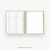 Day Designer 2026-27 daily planner: Charcoal Bookcloth cover with holidays