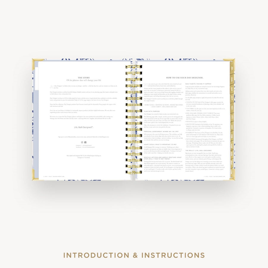 Day Designer 2026-27 daily planner: Swan Lake cover with introduction and how to guide