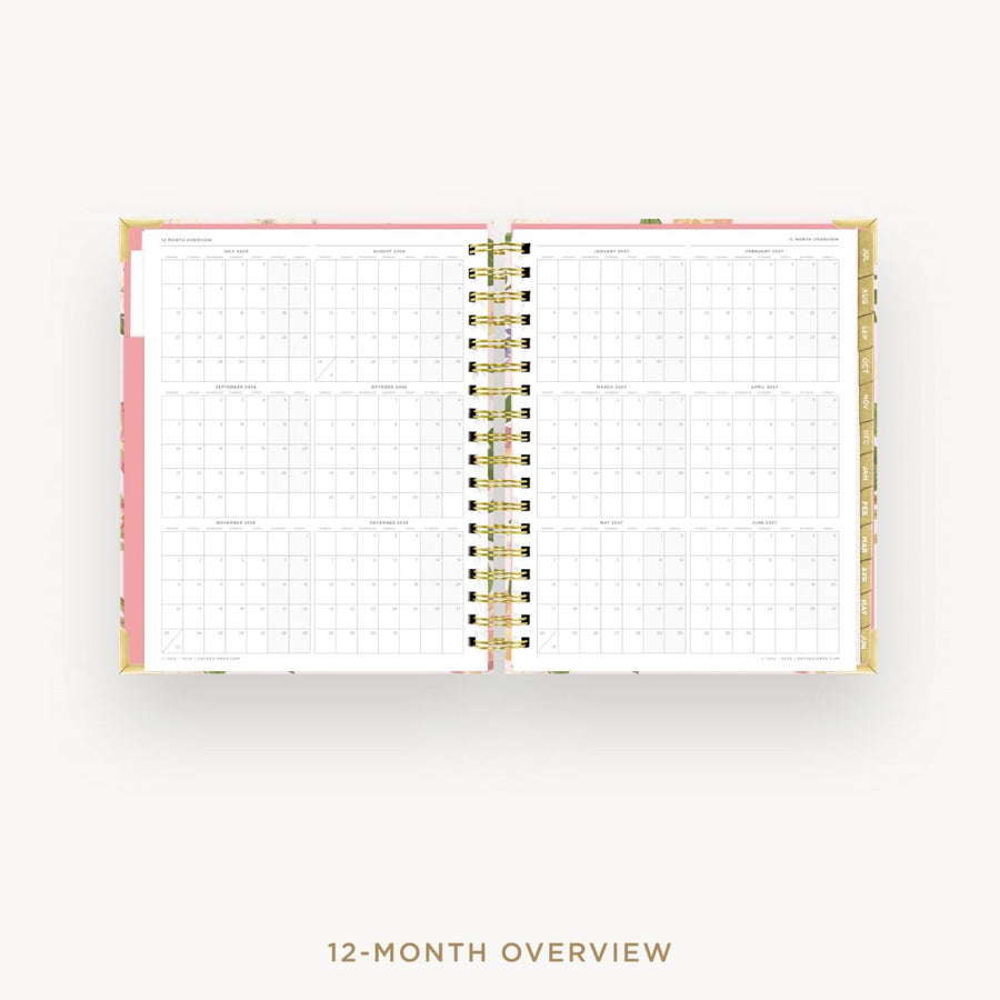 Day Designer 2026-27 daily planner: Heirloom cover with 12 month calendar