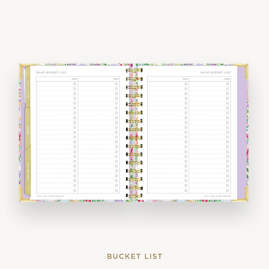 Day Designer 2026-27 mini weekly planner: Belle Vie cover with bucket list