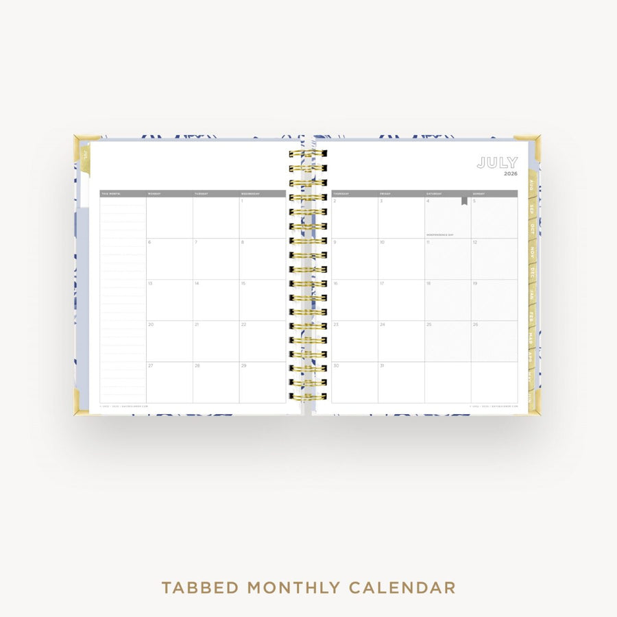 Day Designer 2026-27 daily planner: Swan Lake cover with monthly calendar