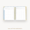 Day Designer 2026-27 daily planner: Grand Shell cover with goals worksheet