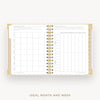 Day Designer 2026-27 mini weekly planner: Ticking Stripe cover with ideal week worksheet