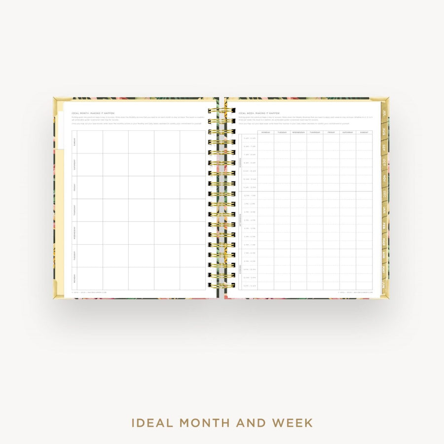 Day Designer 2026-27 daily planner: Martinique cover with ideal week worksheet