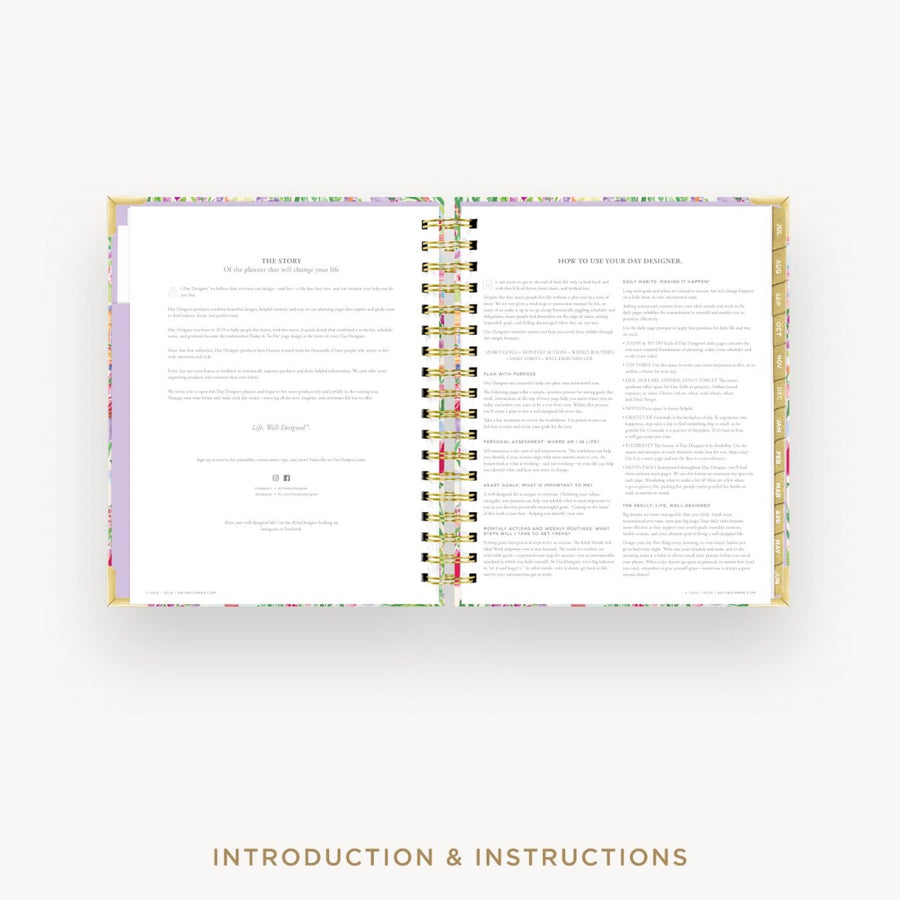 Day Designer 2026-27 daily planner: Belle Vie cover with introduction and how to guide