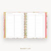 Day Designer 2026-27 mini weekly planner: Heirloom cover with bucket list