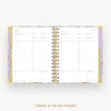 Day Designer 2026-27 mini weekly planner: Belle Vie cover with undated daily planning pages