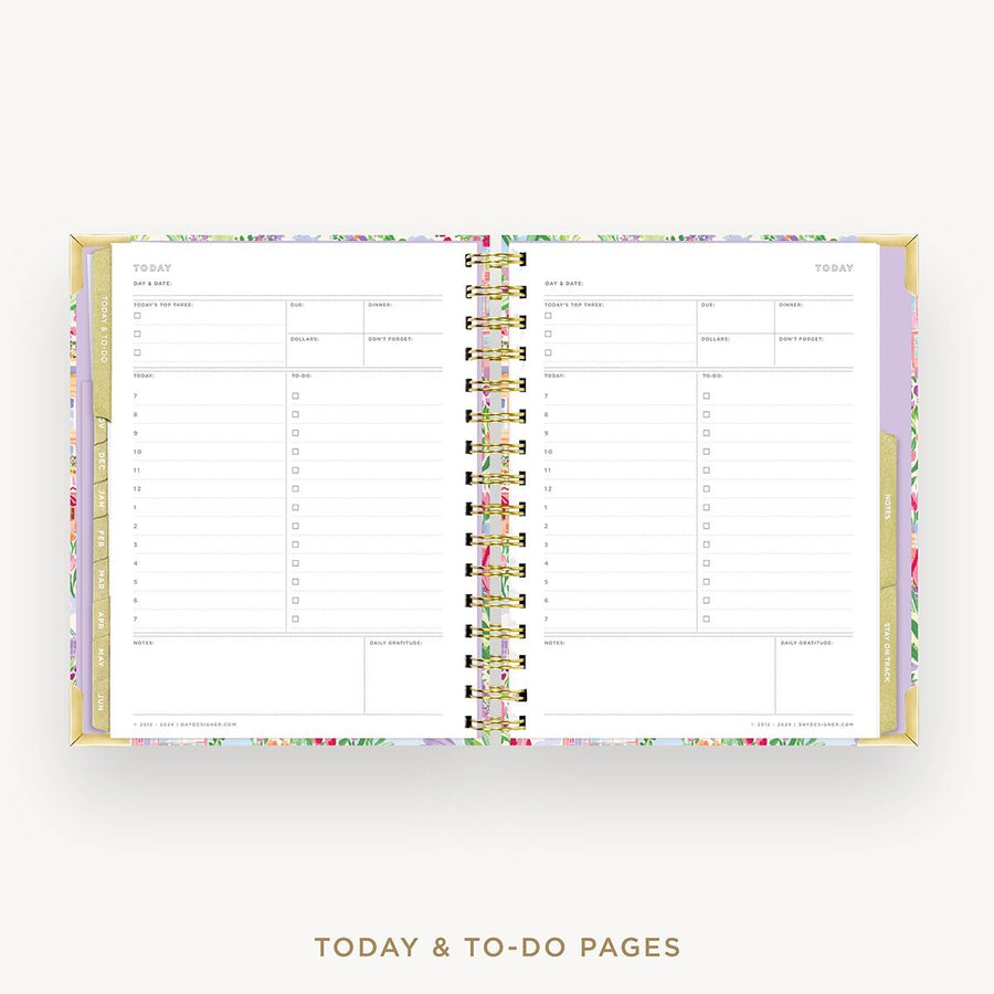 Day Designer 2026-27 mini weekly planner: Belle Vie cover with undated daily planning pages
