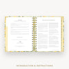 Day Designer 2026-27 mini weekly planner: Lemon Floral Sage cover with introduction