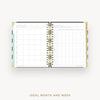 Day Designer 2026-27 weekly planner: Black Stripe cover with ideal week worksheet