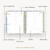 Day Designer 2026-27 daily planner: Day Lily opened with captions of contents