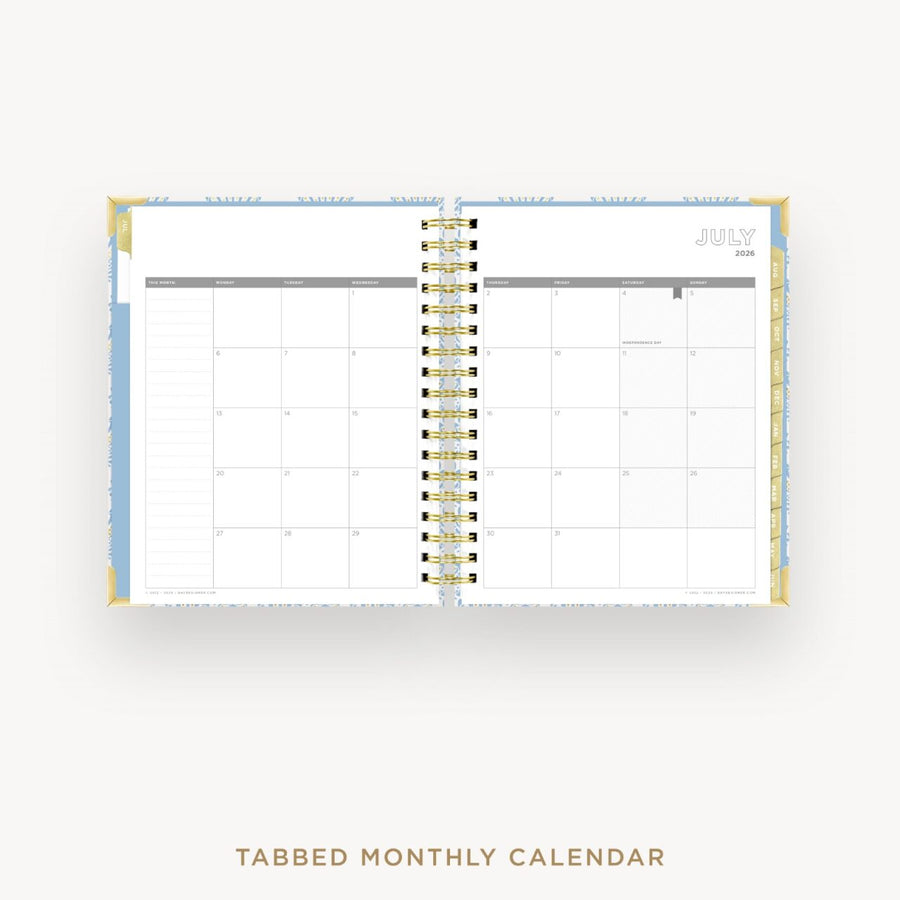 Day Designer 2026-27 daily planner: Grand Shell cover with monthly calendar
