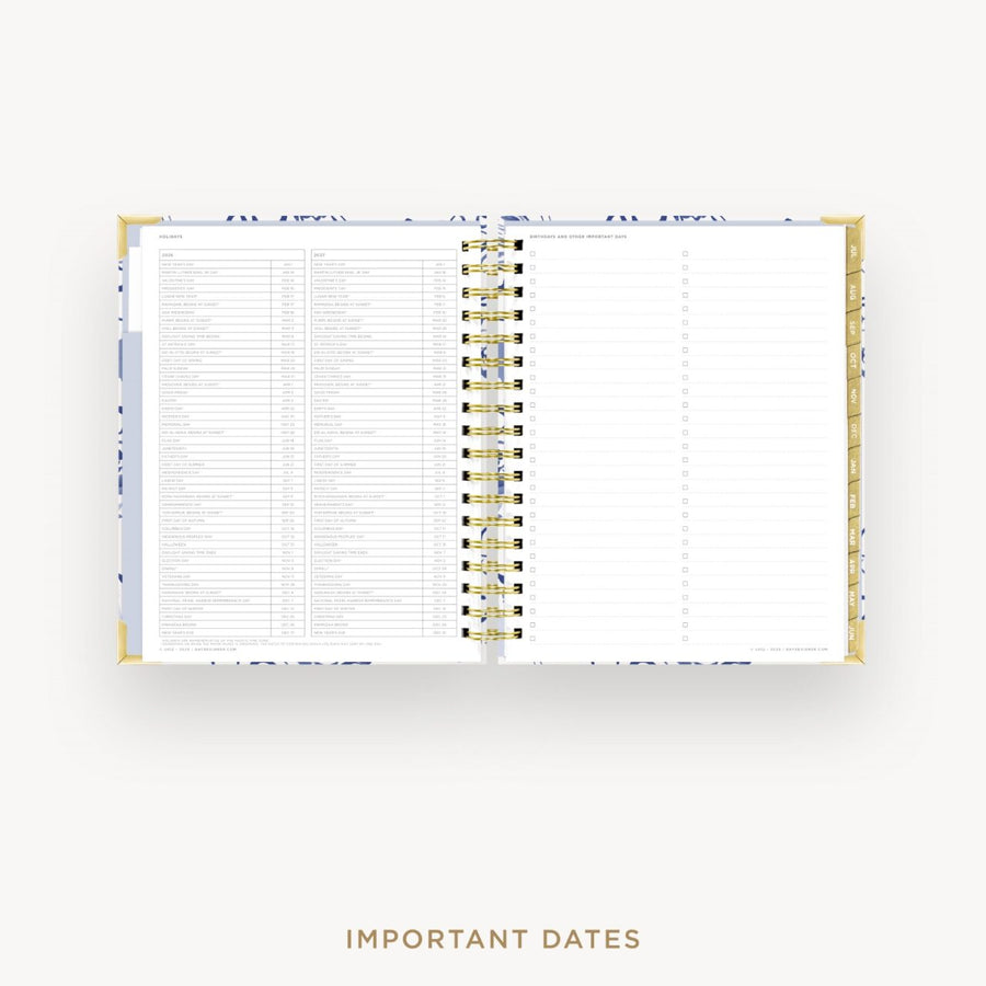 Day Designer 2026-27 daily planner: Swan Lake cover with holidays