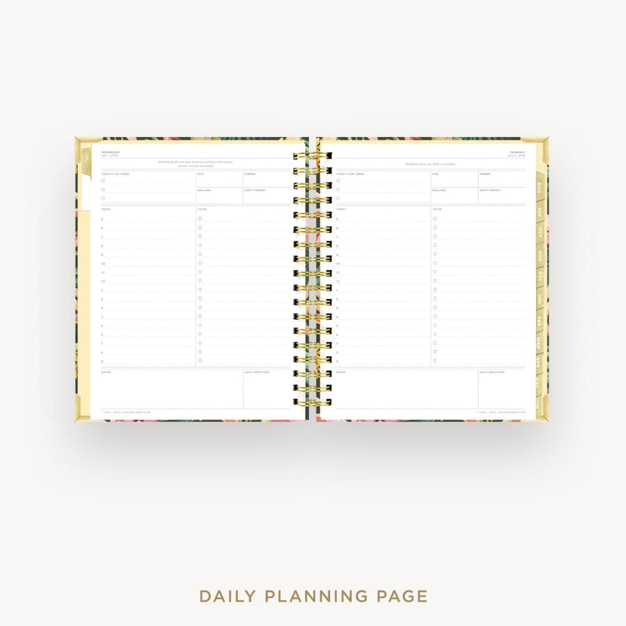 Day Designer 2026-27 daily planner: Martinique cover with daily planning page