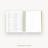 Day Designer 2026-27 daily planner: Sage Bookcloth cover with holidays
