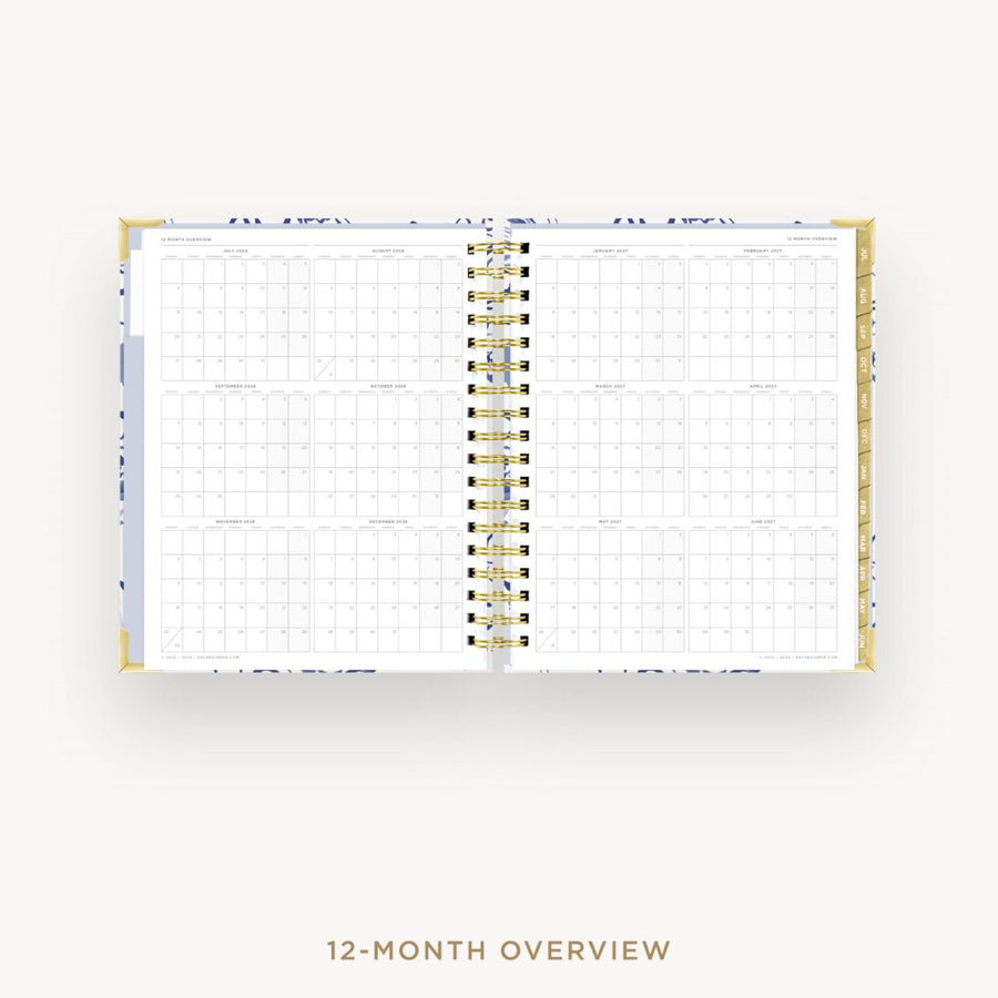 Day Designer 2026-27 daily planner: Swan Lake cover with 12 month calendar