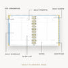 Day Designer 2026-27 daily planner: Grand Shell opened with captions of contents