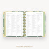 Day Designer 2026 mini weekly planner: st barts cover with packing checklist