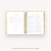 Day Designer 2026-27 daily planner: Lemon Floral Sage cover with introduction and how to guide