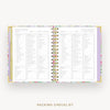 Day Designer 2026-27 mini weekly planner: Belle Vie cover with packing checklist