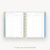 Day Designer 2026-27 mini weekly planner: Grand Shell cover with thank you notes pages
