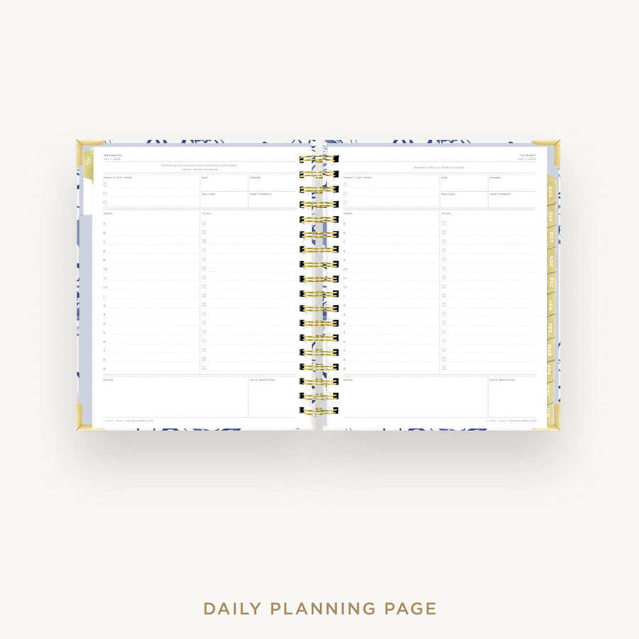 Day Designer 2026-27 daily planner: Swan Lake cover with daily planning page