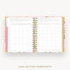 Day Designer 2026-27 mini weekly planner: Heirloom cover with goals worksheet