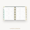 Day Designer 2026-27 daily planner: Black Stripe cover with 12 month calendar