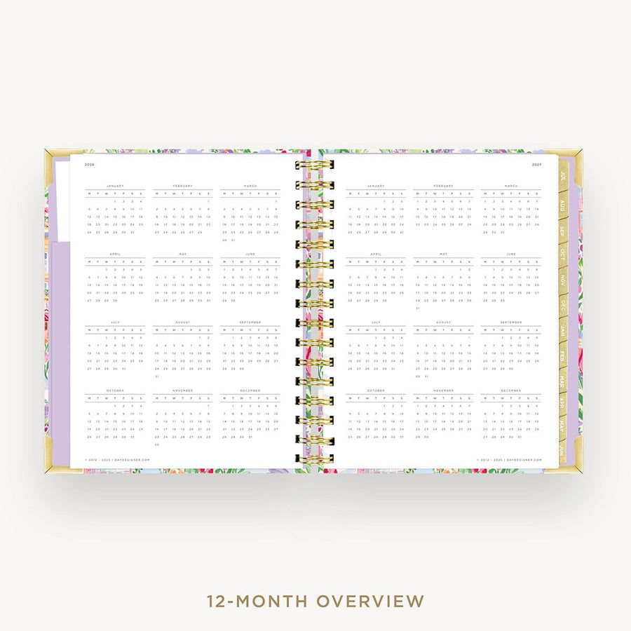 Day Designer 2026-27 mini weekly planner: Belle Vie cover with 12 month calendar