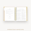 Day Designer 2026-27 daily planner: Ticking Stripe cover with introduction and how to guide
