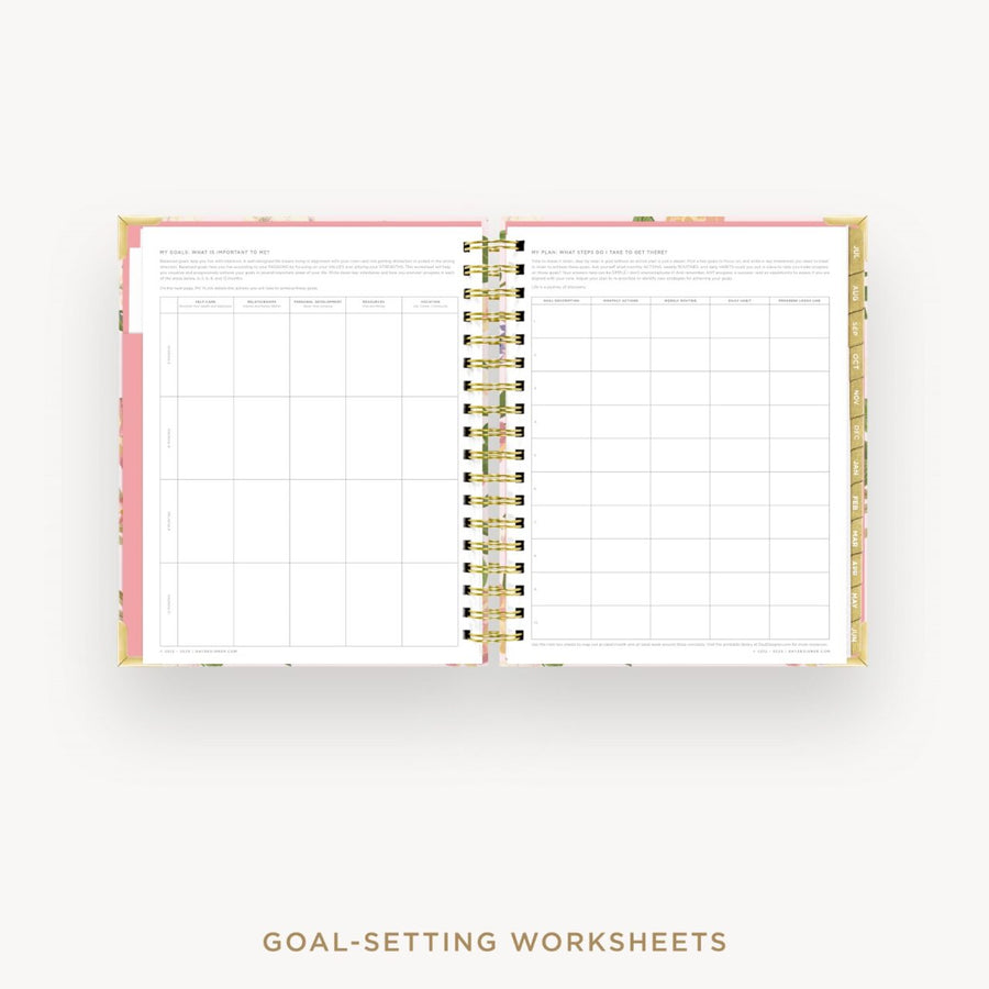 Day Designer 2026-27 daily planner: Heirloom cover with goals worksheet