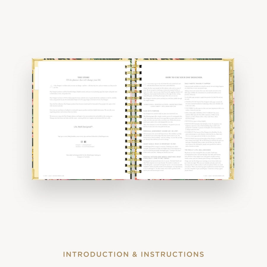 Day Designer 2026-27 daily planner: Martinique cover with introduction and how to guide