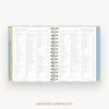 Day Designer 2026-27 mini weekly planner: Grand Shell cover with packing checklist