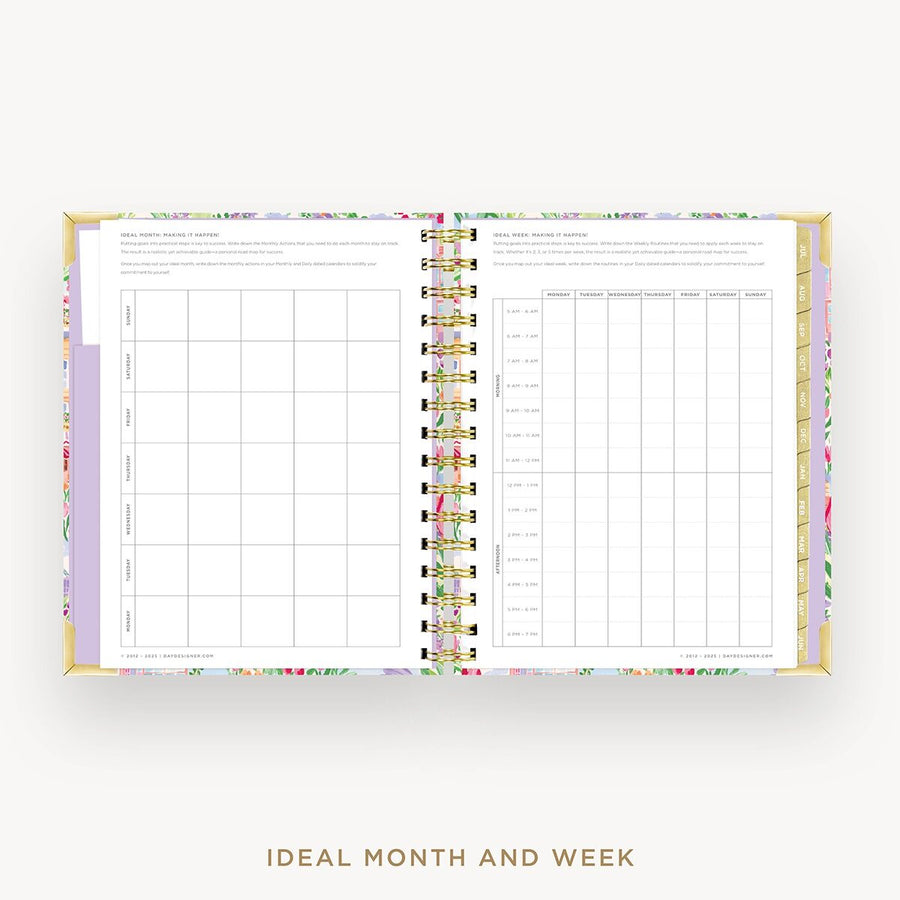Day Designer 2026-27 mini weekly planner: Belle Vie cover with ideal week worksheet